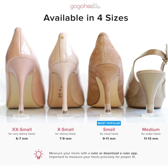 GoGoHeel STOPPERS Heel Protectors - Stops Sinking into Grass (Small) - Picture 4 of 13